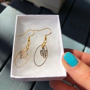 Cactus earrings